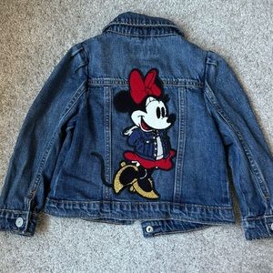 Gap Kids Toddler Minnie Mouse Denim Jean Jacket
